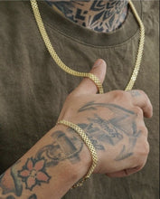 Cargar imagen en el visor de la galería, Cadena Doble Carril 60 cms y Pulsera Doble Carril