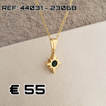 Cargar imagen en el visor de la galería, Cadena Singapur 45cms + Colgante Estrella