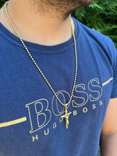 Cargar imagen en el visor de la galería, Cadena Militar 2.5mm 60cms + Colgante Madero