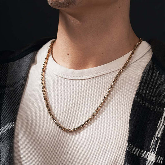 Cadena Rustica Hombre 4mm