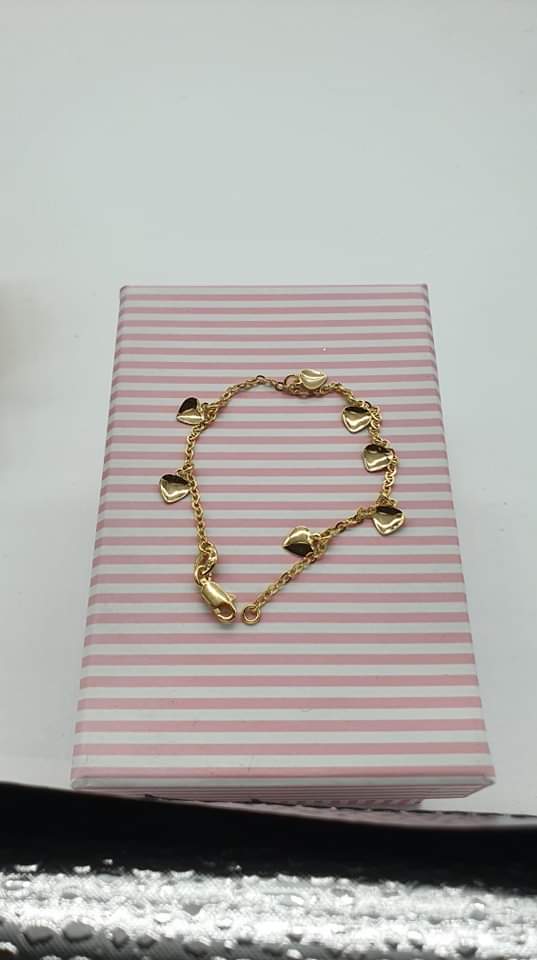 Pulsera corazones