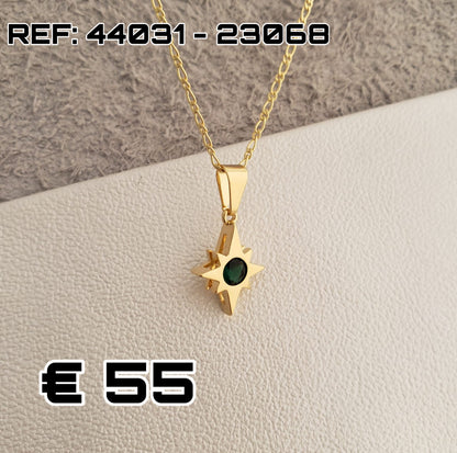 Cadena Singapur 45cms + Colgante Estrella