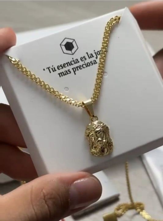 Cadena Chinesca  60cms + Colgante Rostro 10% dedescuento por este mes 72€
