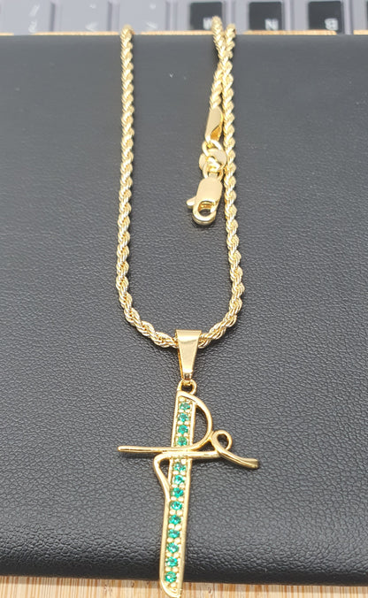 Cadena Lazo 2.5mm  de 45 cm + Virgen Guadalupe